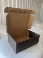 Самосборный гофрокороб 220 х 160 х 80 мм Т23Е 0470 (черный)